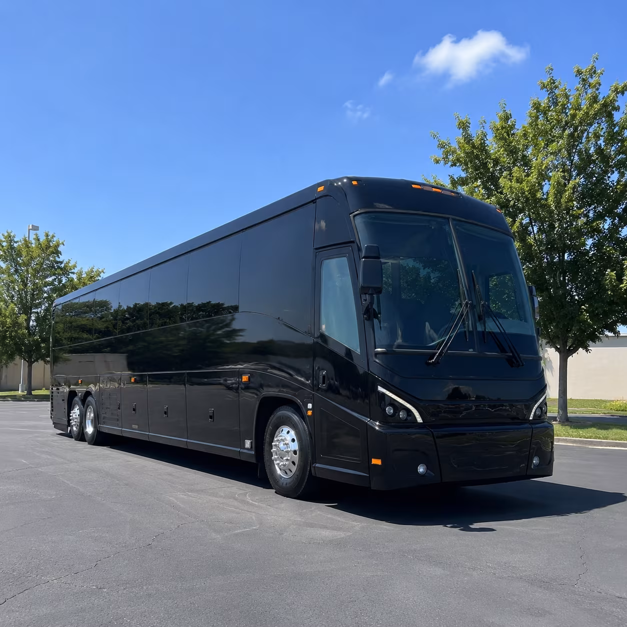 charter bus shuttles between westland and detroit arsenal tacom in warren