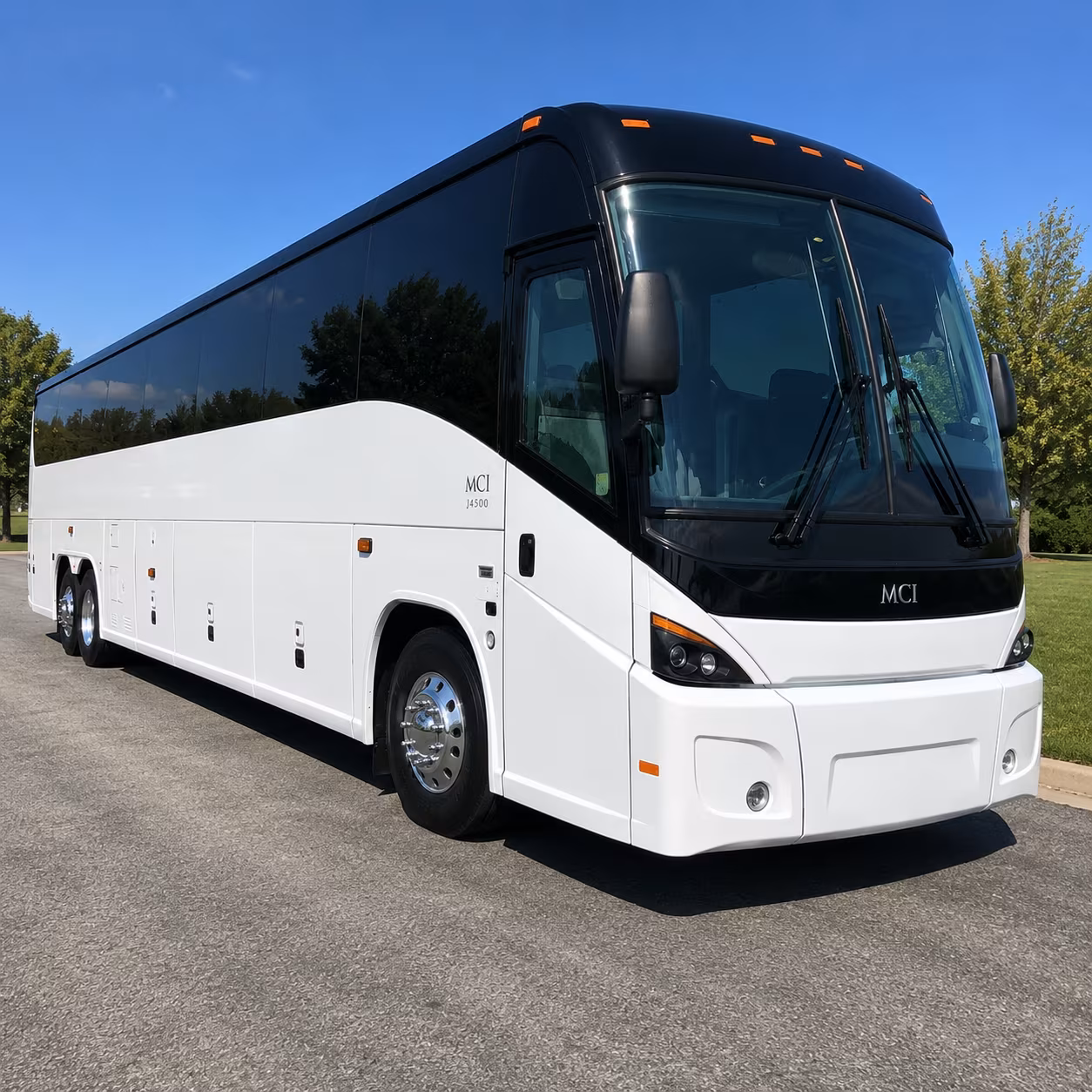 westland charter bus services exterior
