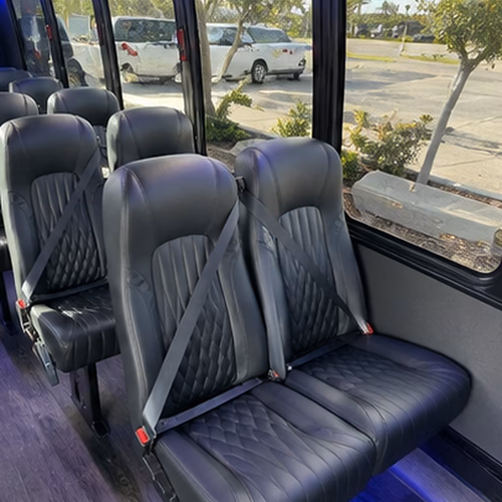 westland private event transportation onboard seating